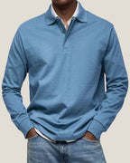 Jack | Men's Luxury Long Sleeve Polo Shirt