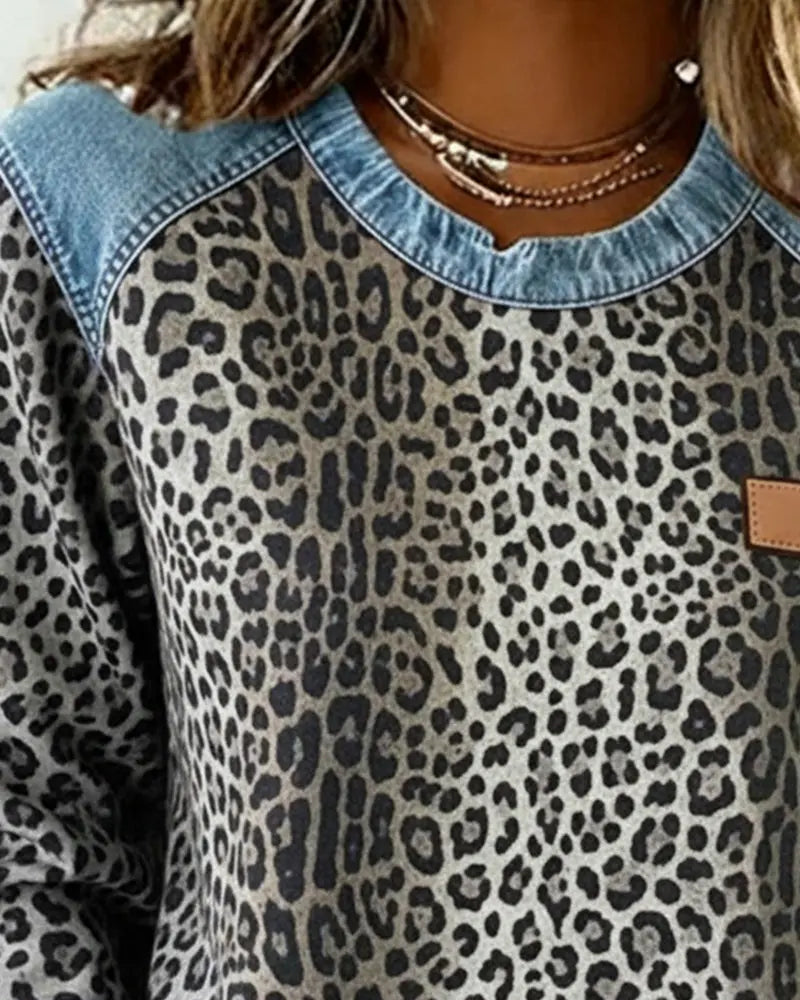 Ophélie | Elegant Leopard Sweater