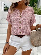 Mia | Elegant Floral Print Blouse