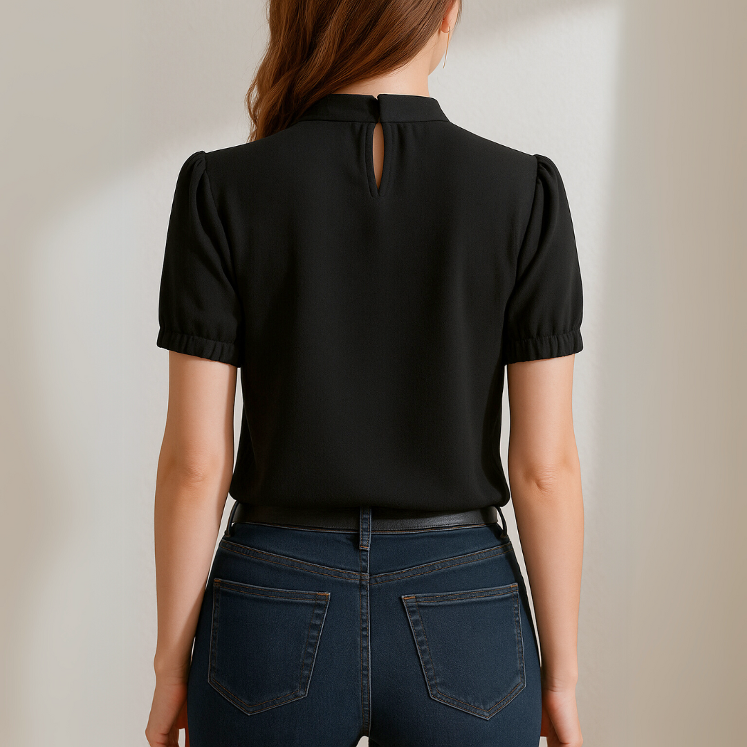 Kiara | Sleek Black Top