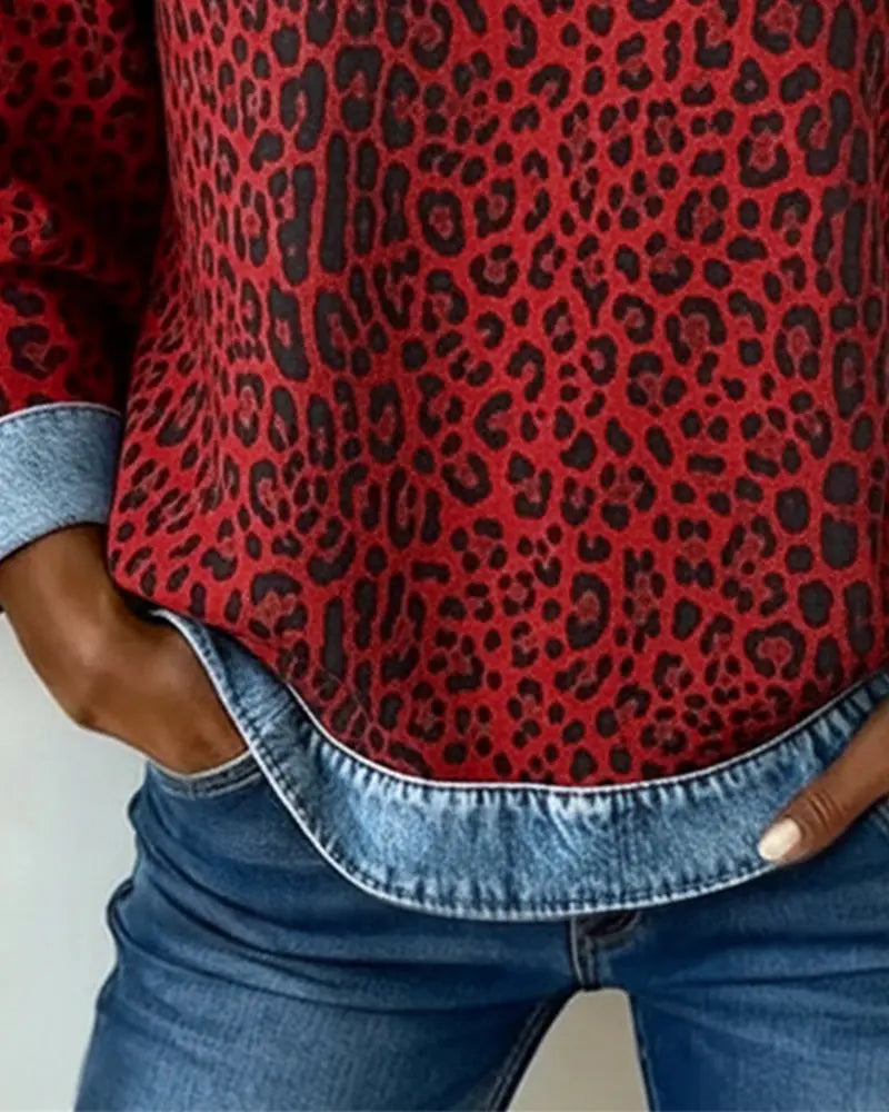 Ophélie | Elegant Leopard Sweater