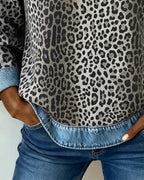 Ophélie | Elegant Leopard Sweater