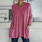 Alina | Long Sleeve Pocket Tee