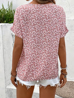 Mia | Elegant Floral Print Blouse
