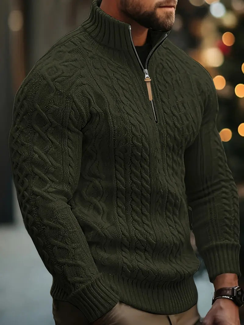 Henry | Half-Zip Knitted Sweater