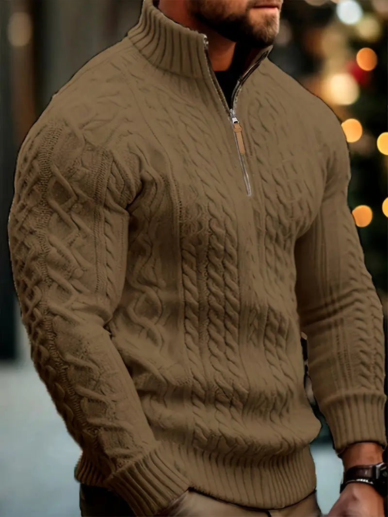 Henry | Half-Zip Knitted Sweater
