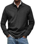 Jack | Men's Luxury Long Sleeve Polo Shirt