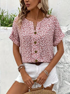 Mia | Elegant Floral Print Blouse