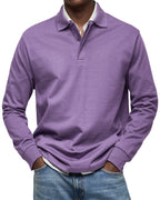 Jack | Men's Luxury Long Sleeve Polo Shirt
