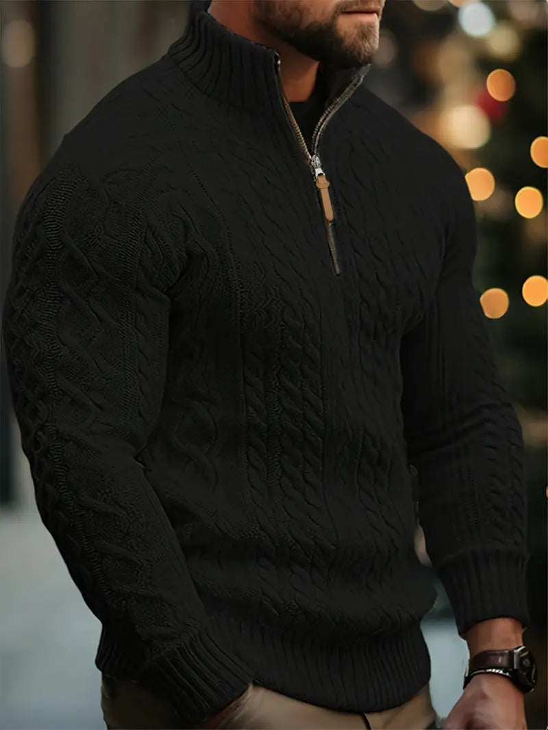 Henry | Half-Zip Knitted Sweater