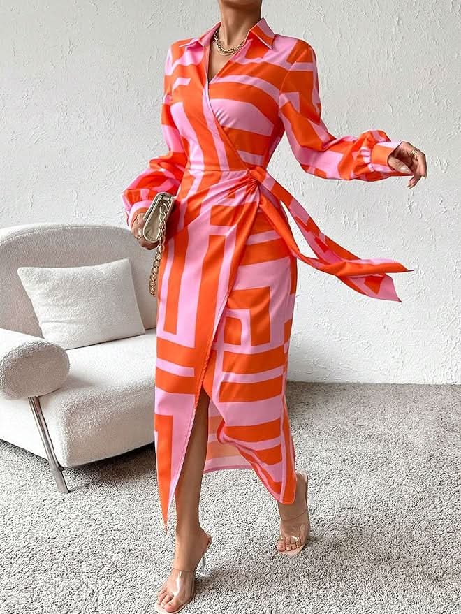 Paisley | Wrap-Style Printed Dress