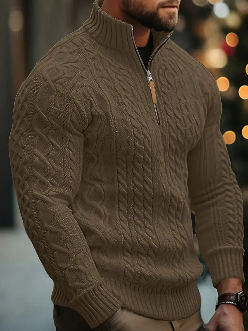 Henry | Half-Zip Knitted Sweater