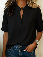 Rhea | Casual V-Neck Blouse