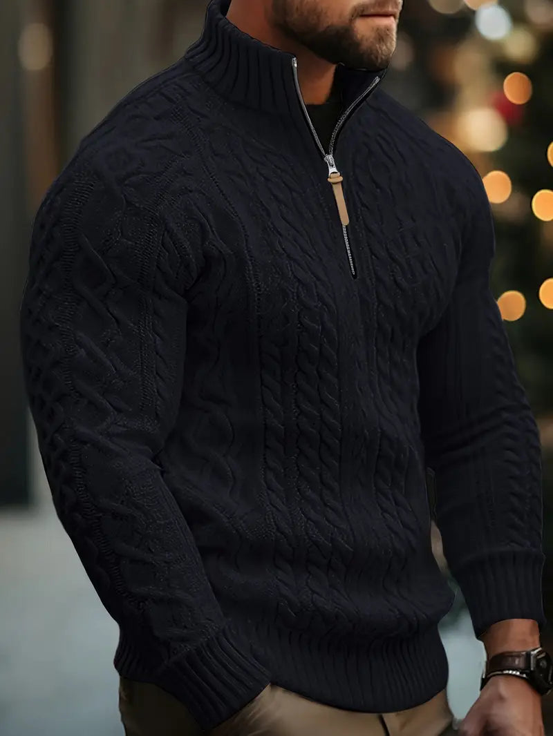 Henry | Half-Zip Knitted Sweater