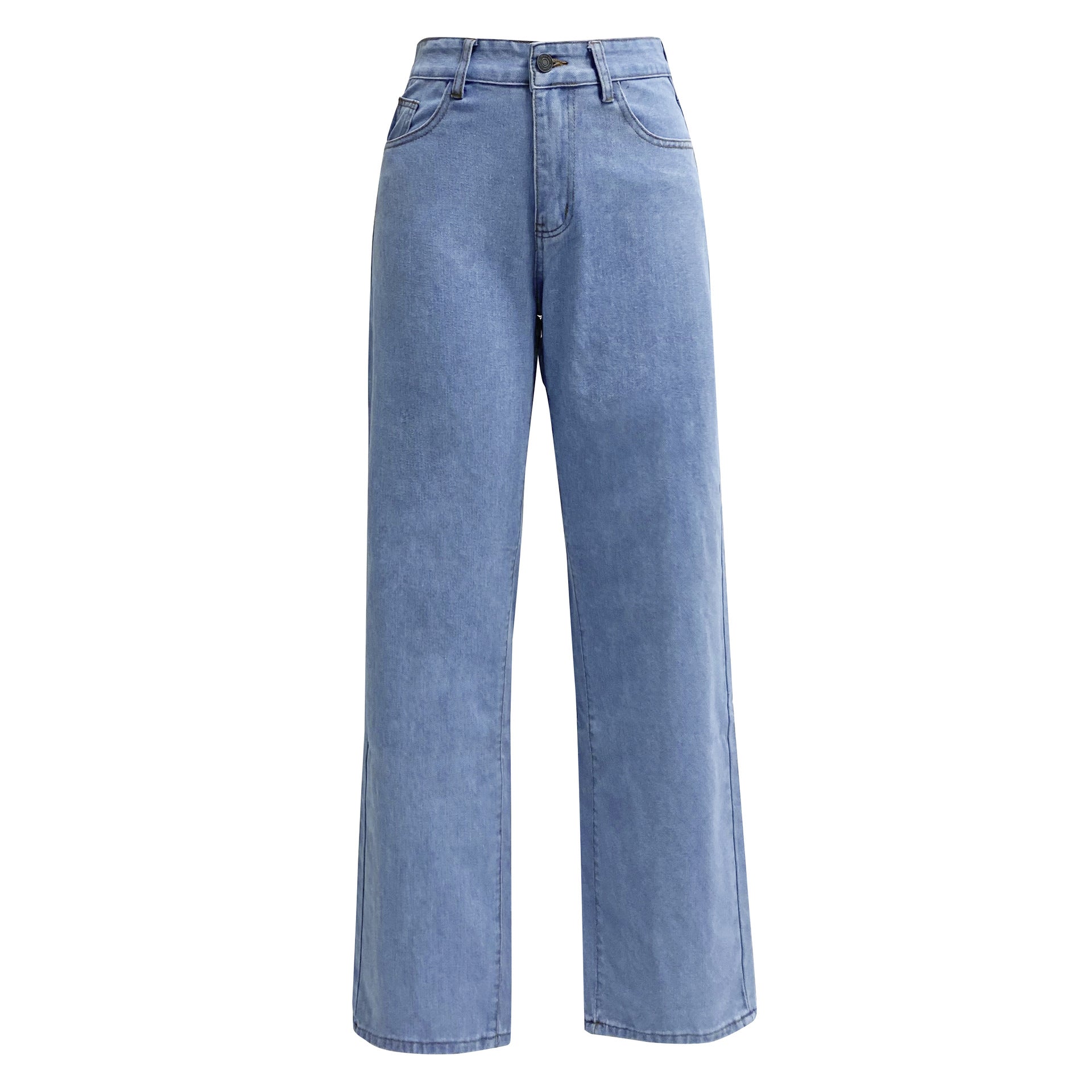 Caroline | High-Waisted Straight-Leg Jeans