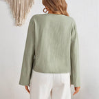 Lucy | Striking Lace-Up Blouse