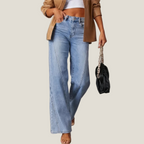 Margaux | High-Waisted Wide-Leg Jeans