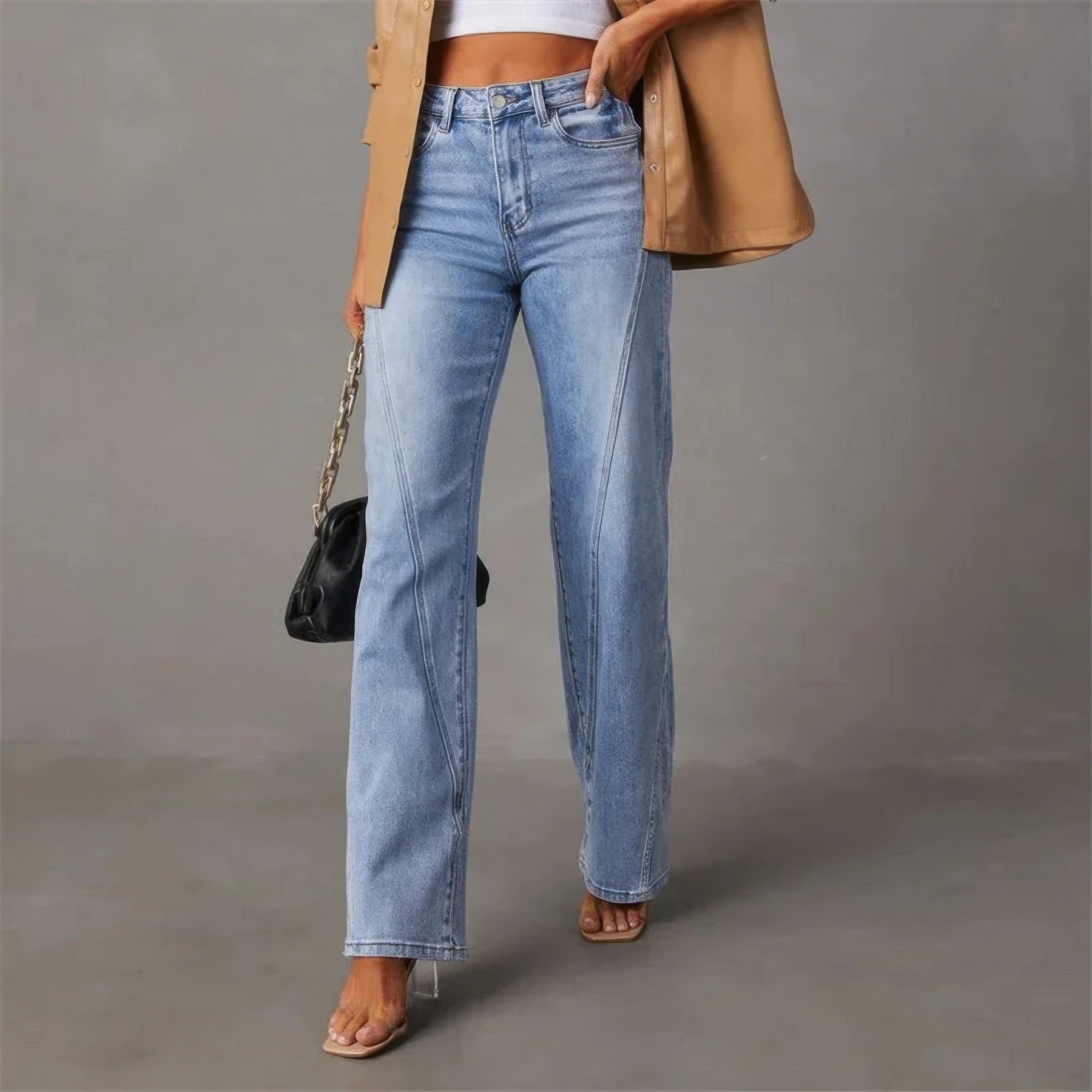 Margaux | High-Waisted Wide-Leg Jeans
