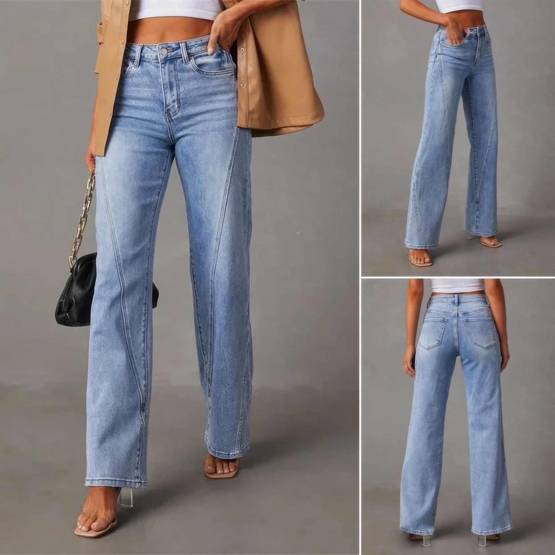 Margaux | High-Waisted Wide-Leg Jeans