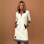 Hannah | Zip Neck Dress
