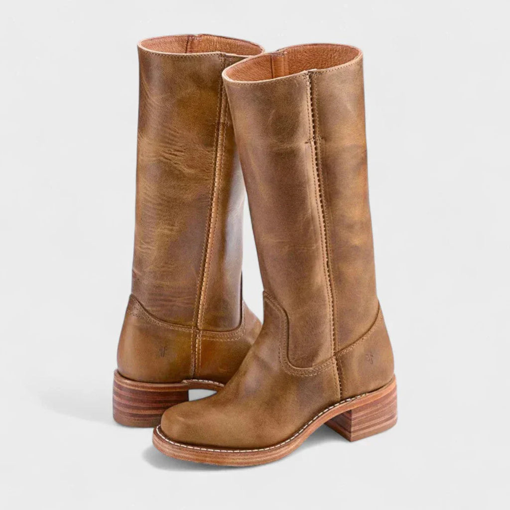 Élodie | Bottes en cuir pour femmes