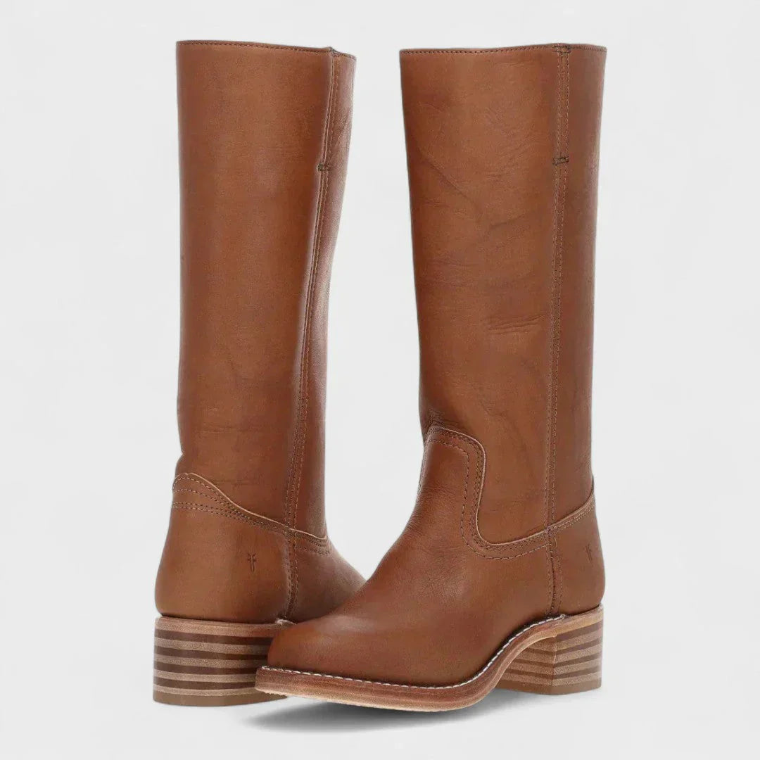 Élodie | Bottes en cuir pour femmes