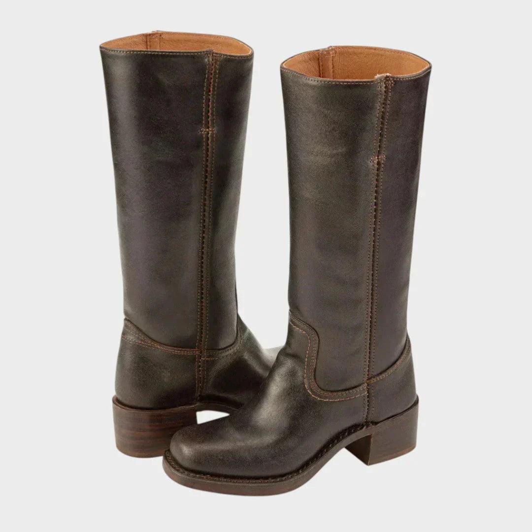 Élodie | Bottes en cuir pour femmes