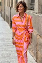 Paisley | Wrap-Style Printed Dress