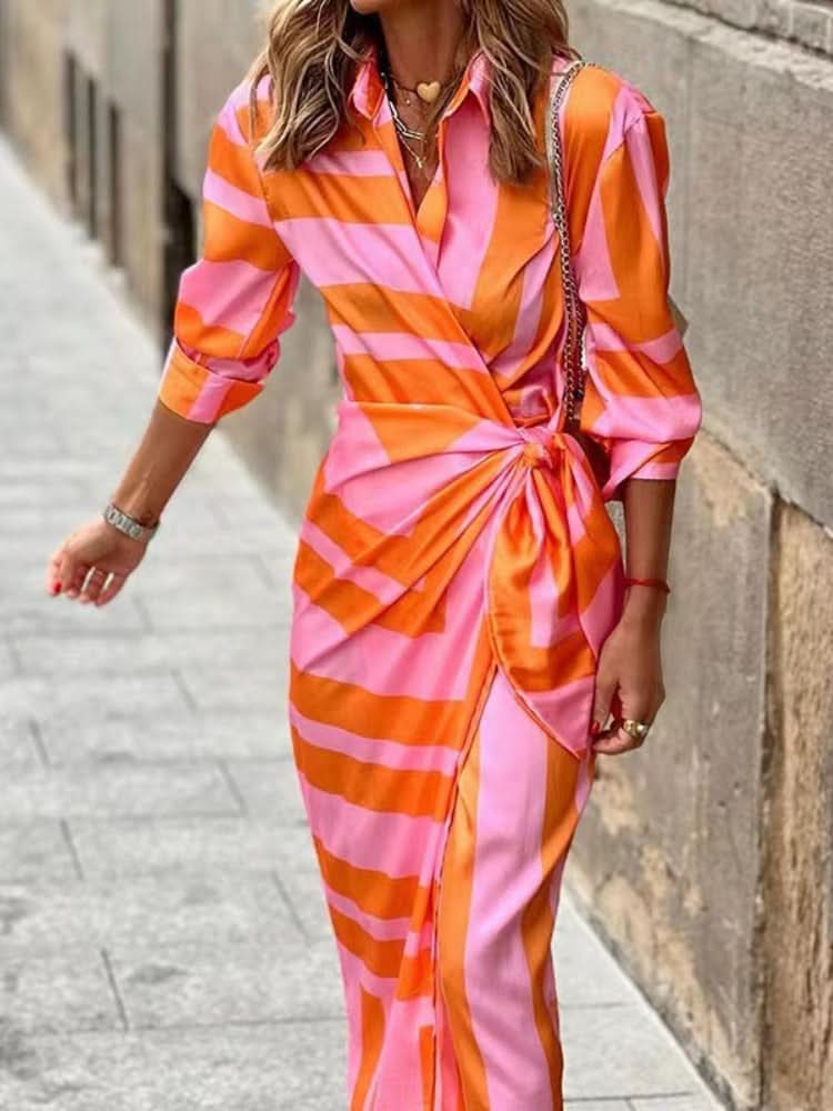 Paisley | Wrap-Style Printed Dress