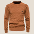 Mathis | Heritage Diamond Knit Sweater