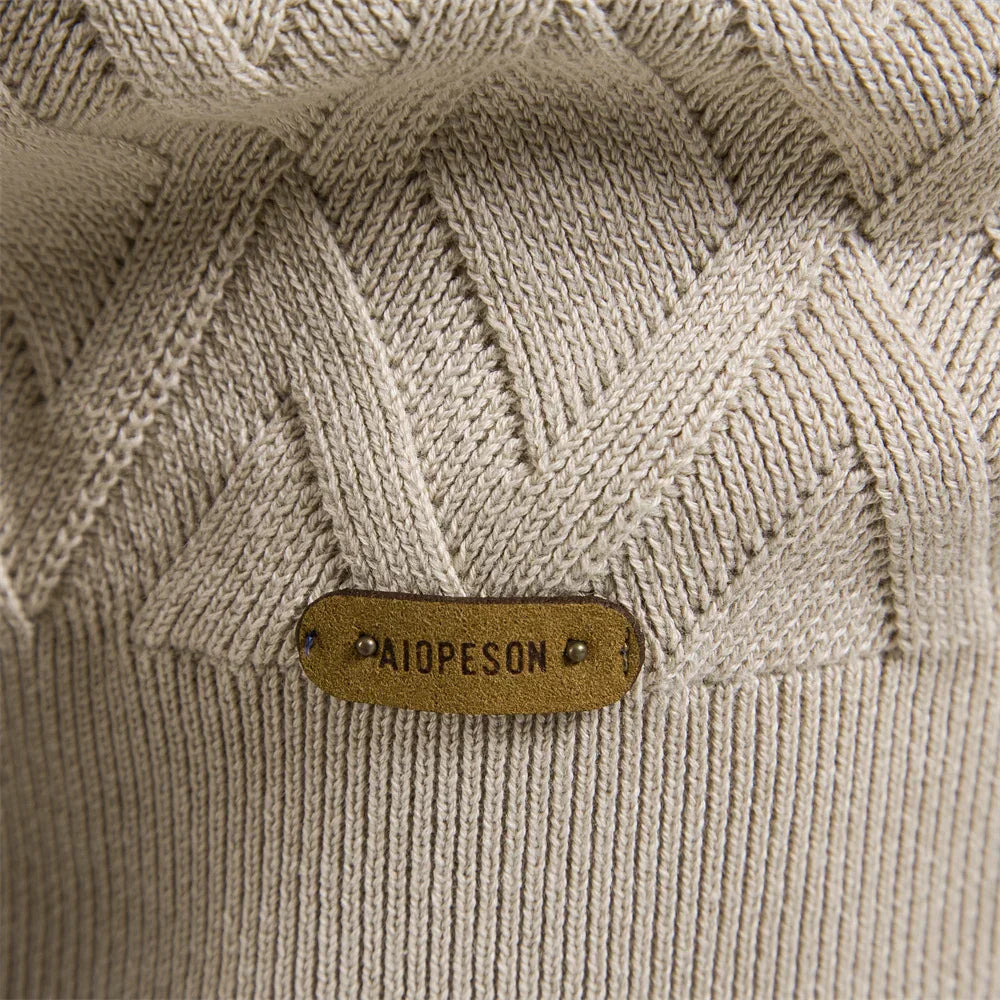 Mathis | Heritage Diamond Knit Sweater