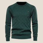 Mathis | Heritage Diamond Knit Sweater
