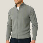 Daniel | Classic Ribbed Full-Zip Cardigan