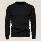 Mathis | Heritage Diamond Knit Sweater