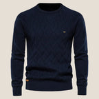 Mathis | Heritage Diamond Knit Sweater