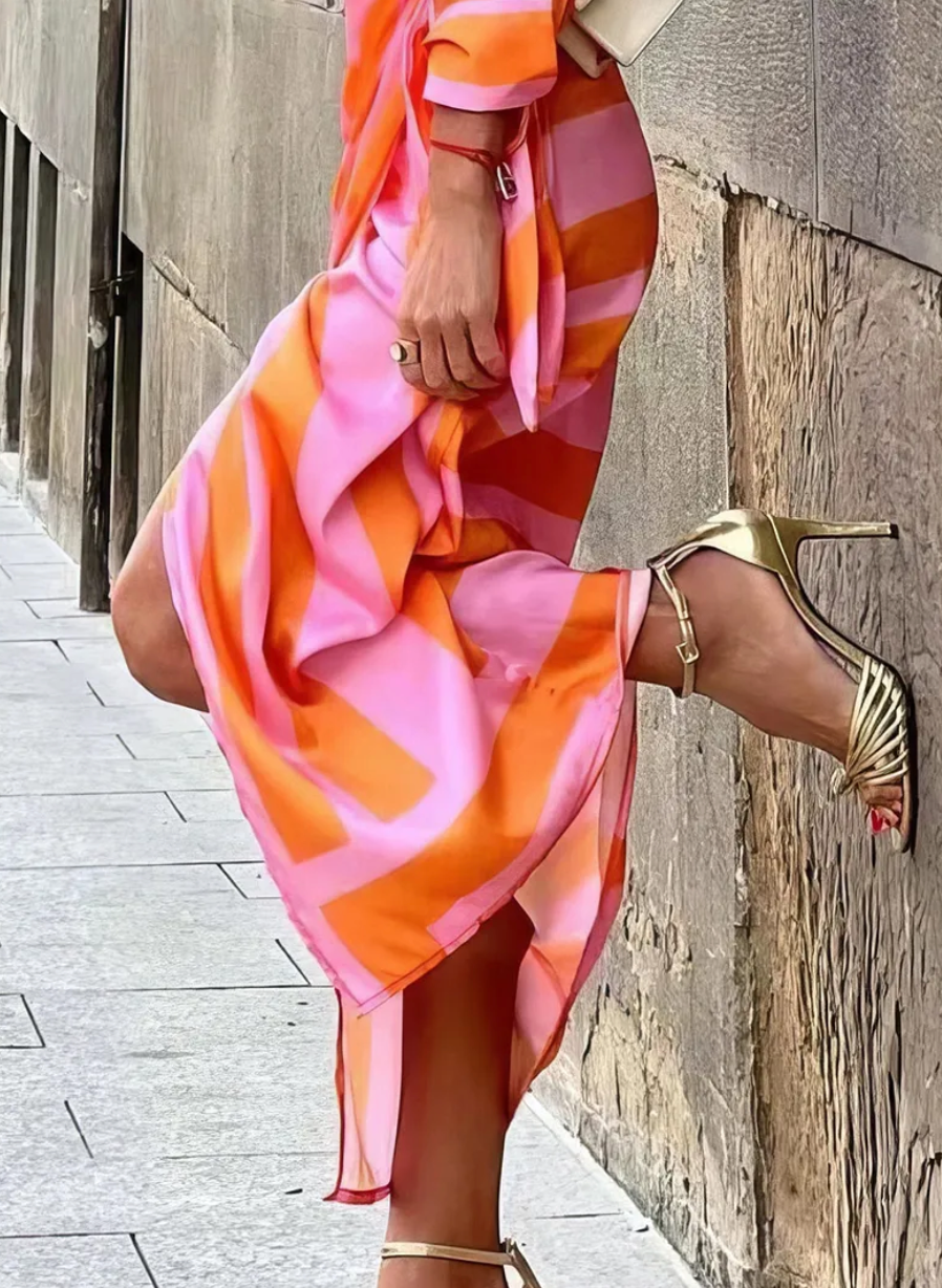 Paisley | Wrap-Style Printed Dress