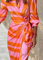 Paisley | Wrap-Style Printed Dress