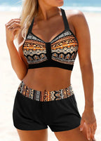 Leah | Sporty Swim Shorts Set
