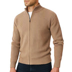 Daniel | Classic Ribbed Full-Zip Cardigan