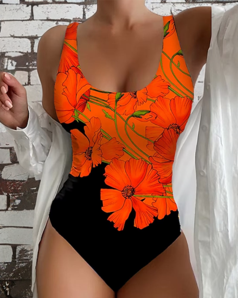 Natalie | Swimsuit With Floral Print