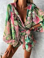 Lyra | Tropical Romper