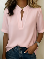 Rhea | Casual V-Neck Blouse