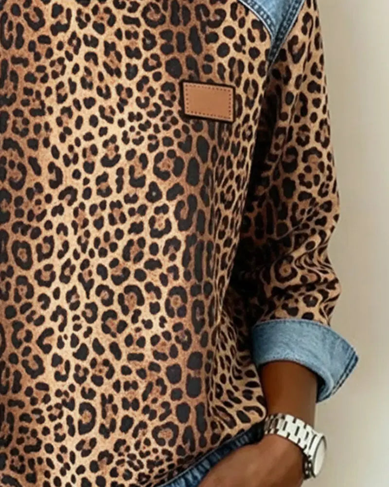 Ophélie | Elegant Leopard Sweater
