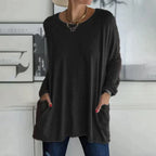 Alina | Long Sleeve Pocket Tee