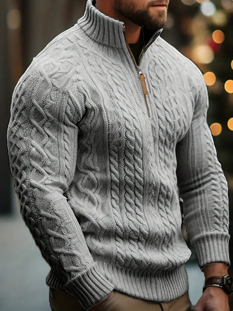 Henry | Half-Zip Knitted Sweater