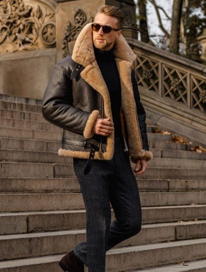 Mathieu | Premium Style Genuine Lambskin Leather Jacket