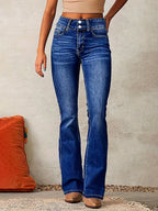 Kira | Double-Button Signature Jeans