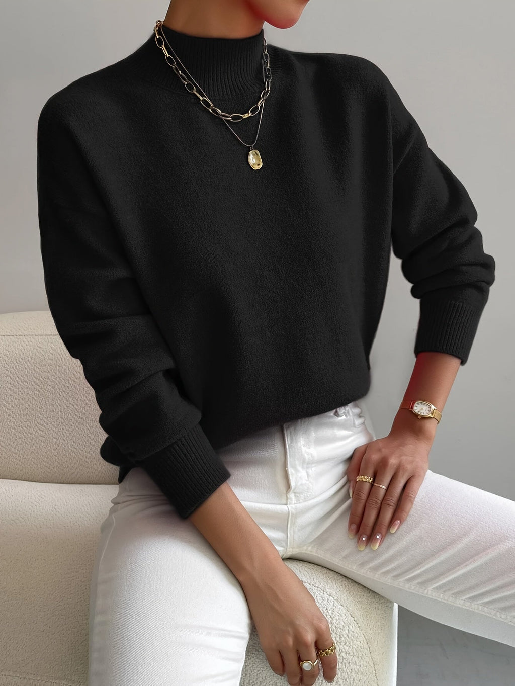 Emily | Women's Turtleneck Sweater
