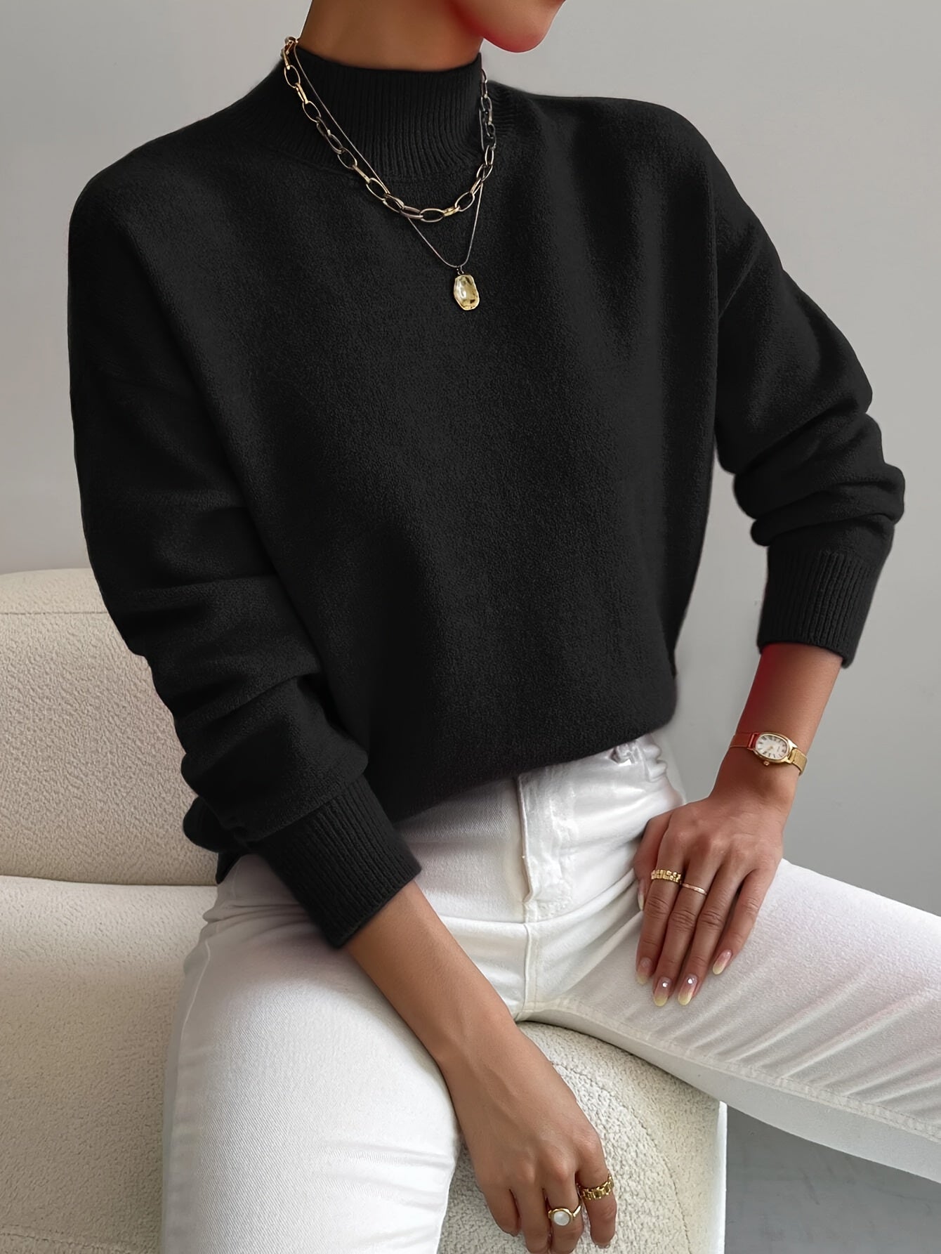Emily | Women's Turtleneck Sweater