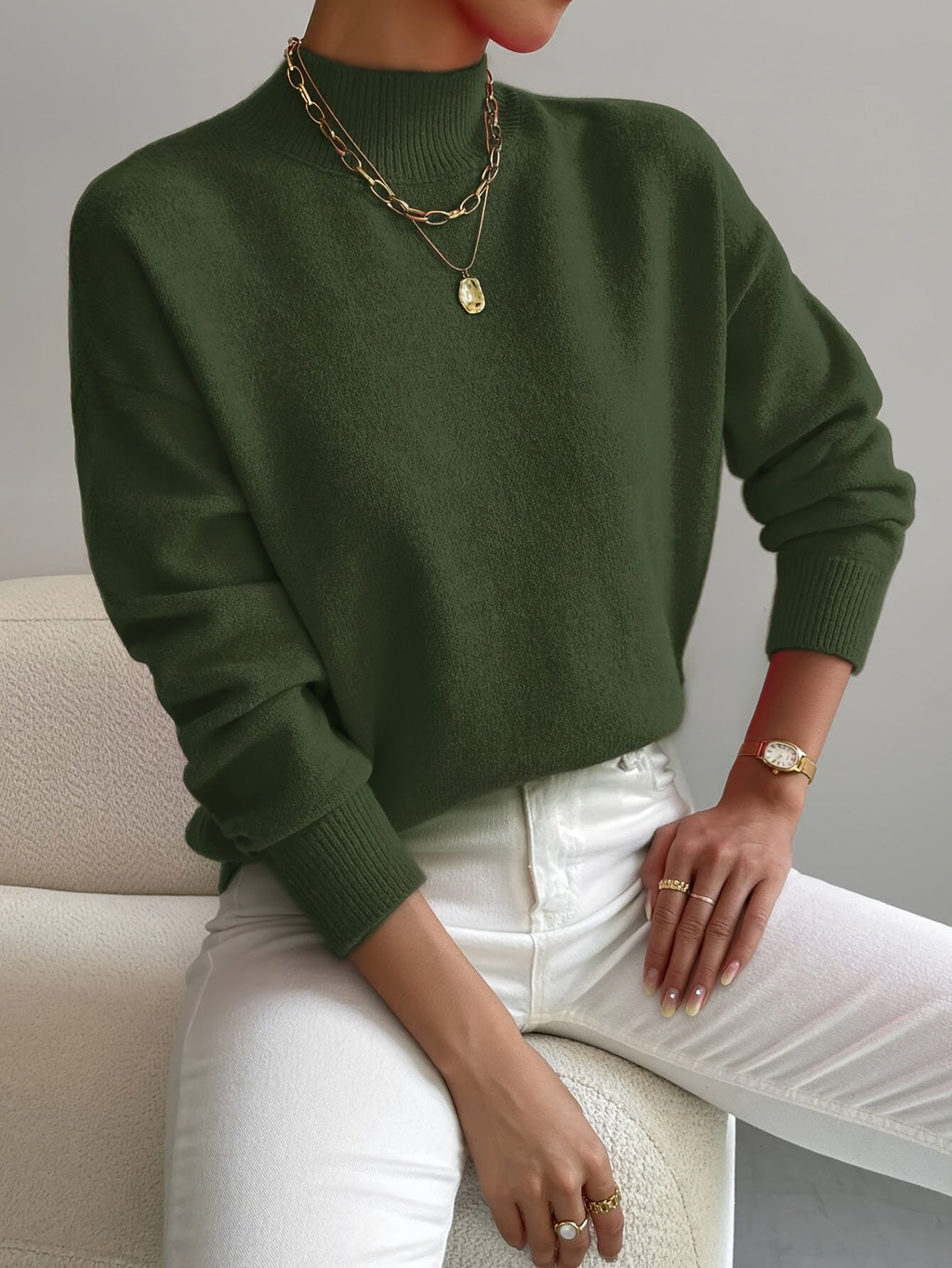 Emily | Women's Turtleneck Sweater